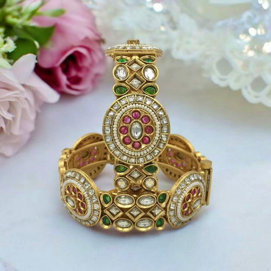 PRAKRITI RAJWADI BRASS BANGLES