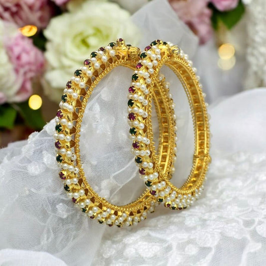 VIDUSHINI RAJWADI BRASS BANGLES