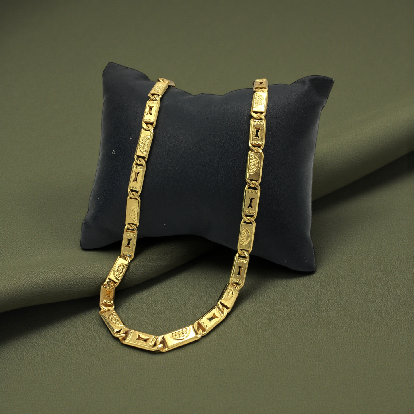 OAKLEE NAWABI GOLD 20 INCH MEN'S CHAIN
