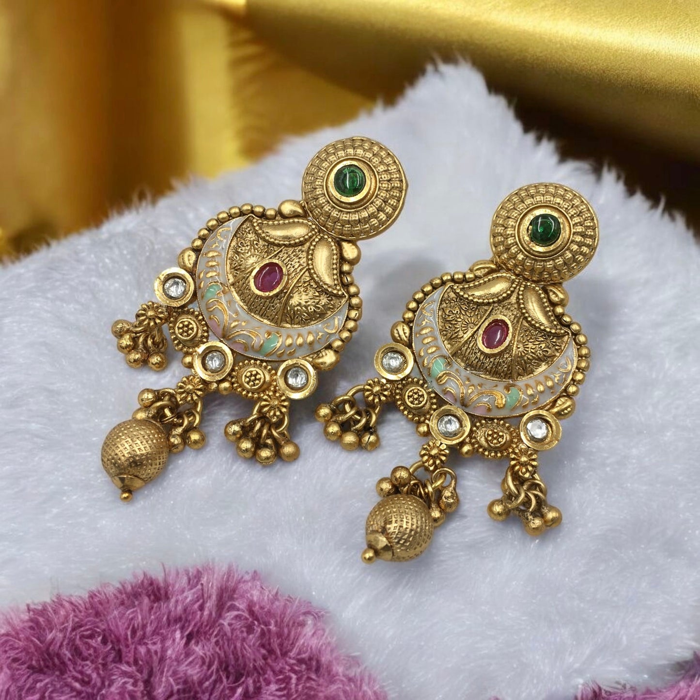 KUSUM BRASS NECKLACE SET