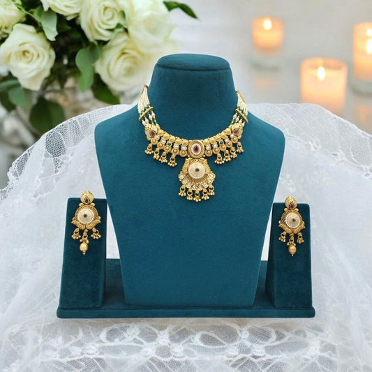 SITA BRASS NECKLACE SET