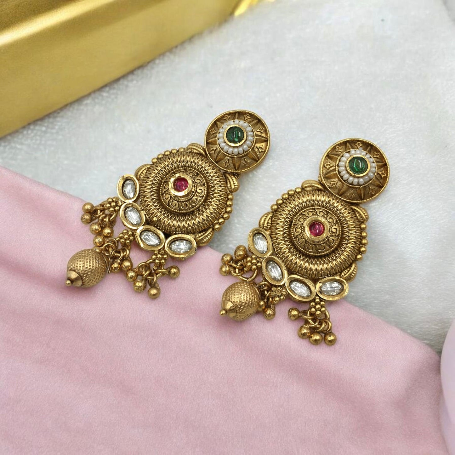 DHRUVI BRASS NECKLACE SET