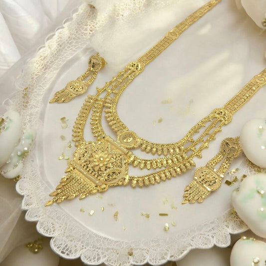 RUDRAKSHI FORMING NECKLACE SET