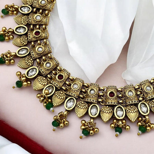 AVANTIKA RAJWADI NECKLACE SET