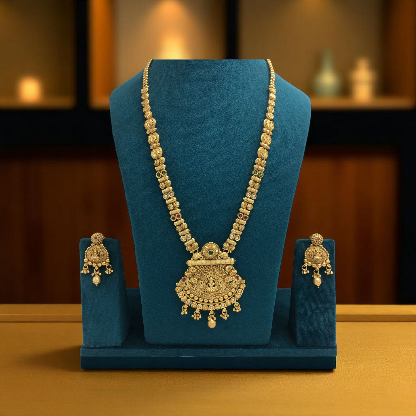 UDVITA BRASS NECKLACE SET
