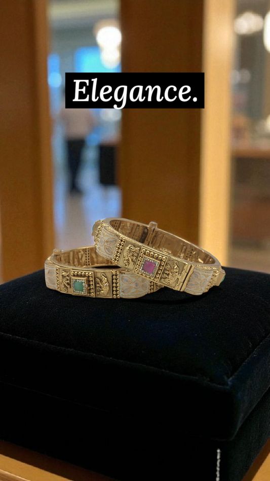 JURI RAJWADI BRASS BANGLES