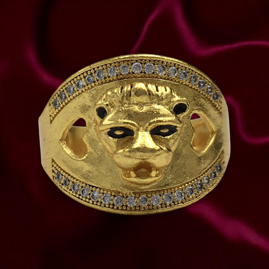 ROVIN AMERICAN DIAMOND MICRO GOLD PLATED RING