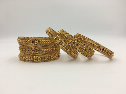 VARNIKA RAJWADI BRASS BANGLES