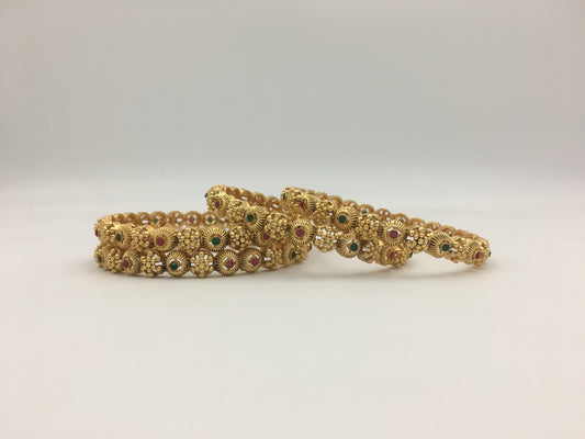 DIYA RAJWADI BRASS BANGLES