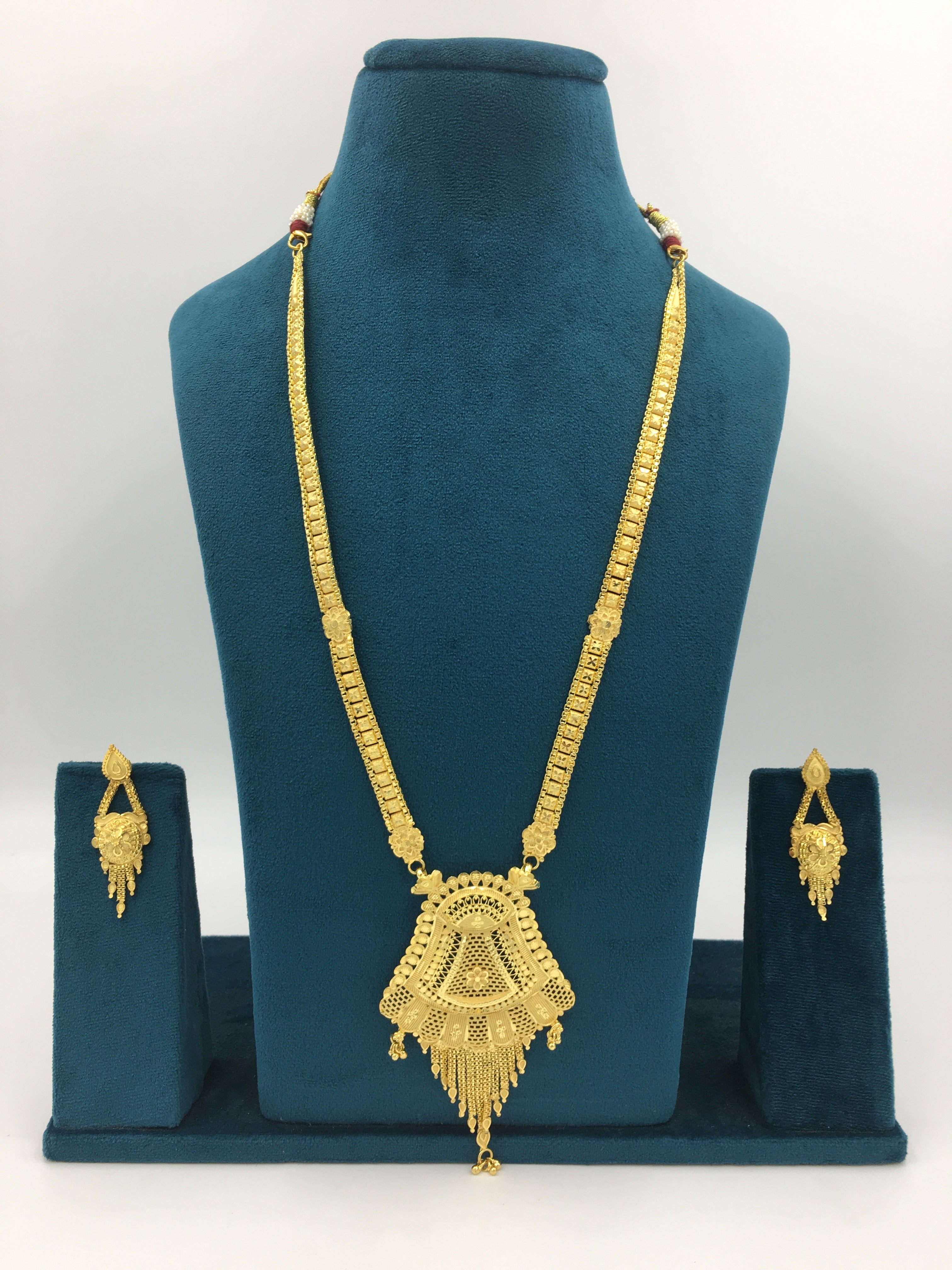RISHIKA DUBAI GOLD NECKLACE - Main Image