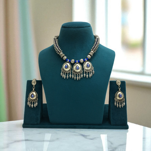 KRITYA OXIDIZED SET FOR NAVRATRI GARBA