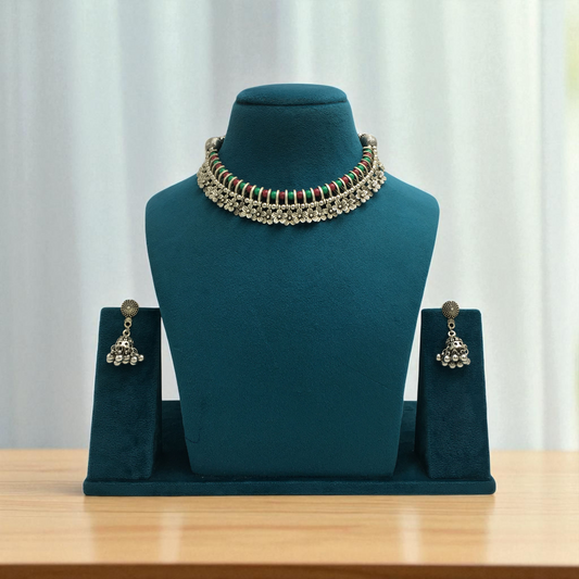 MAVISHA OXIDIZED SET FOR NAVRATRI GARBA