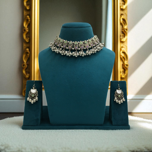 DRISHA OXIDIZED SET FOR NAVRATRI GARBA