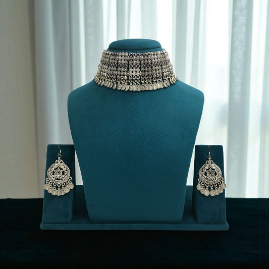 VANYA OXIDIZED SET FOR NAVRATRI GARBA