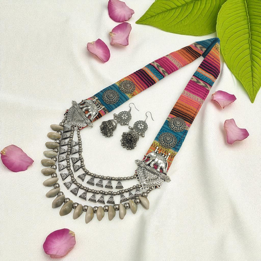 AANYA OXIDIZED SET FOR NAVRATRI GARBA