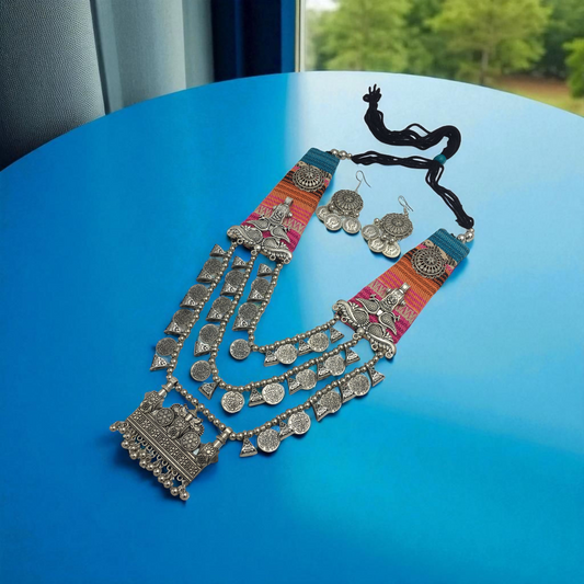 PRISHA OXIDIZED SET FOR NAVRATRI GARBA