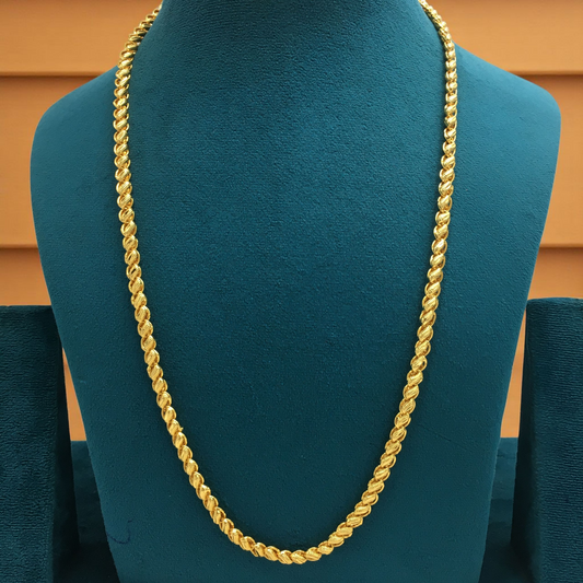 LOTUS SMALL GOLD 20 INCH MEN'S CHAIN