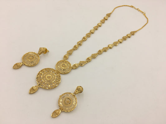 RISHIKA DUBAI GOLD NECKALCE