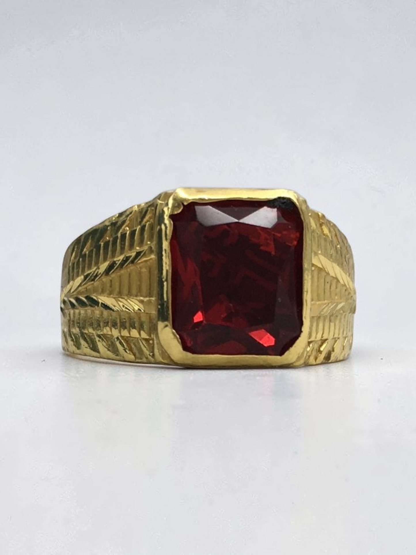 RUBY POWER MEN'S RING