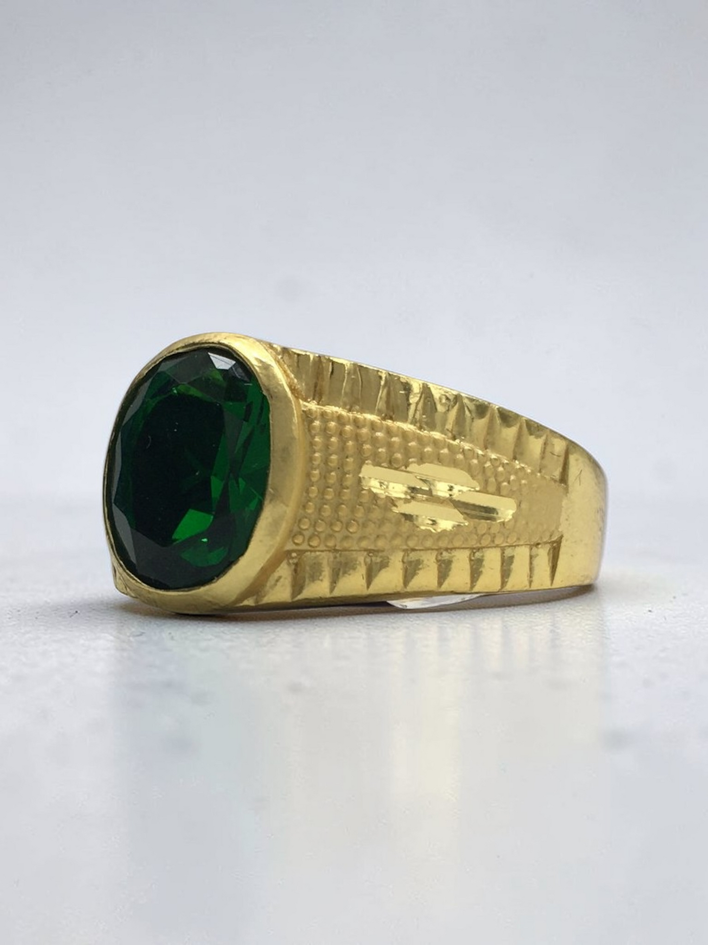 EMERALD CLASSIC MEN'S RING
