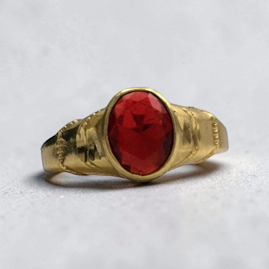 AURMEN ROYAL RUBY MEN'S RING
