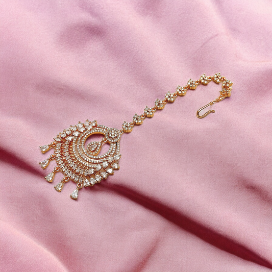 NEERVI ROSE GOLD ZIRCONIA MANGTIKA