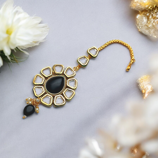 MIDNIGHT ELEGANCE KUNDAN MANGTIKA