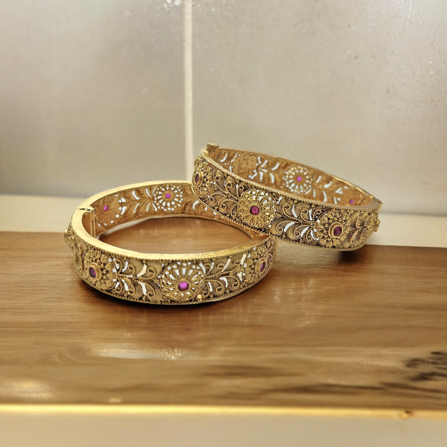 AKSHARA BRASS BANGLE SET