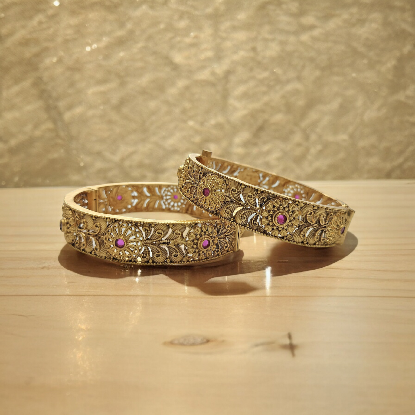 AKSHARA BRASS BANGLE SET