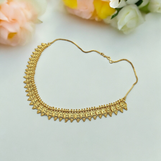 MAHALAKSHMI MICRO GOLD PLATED NECKLACE