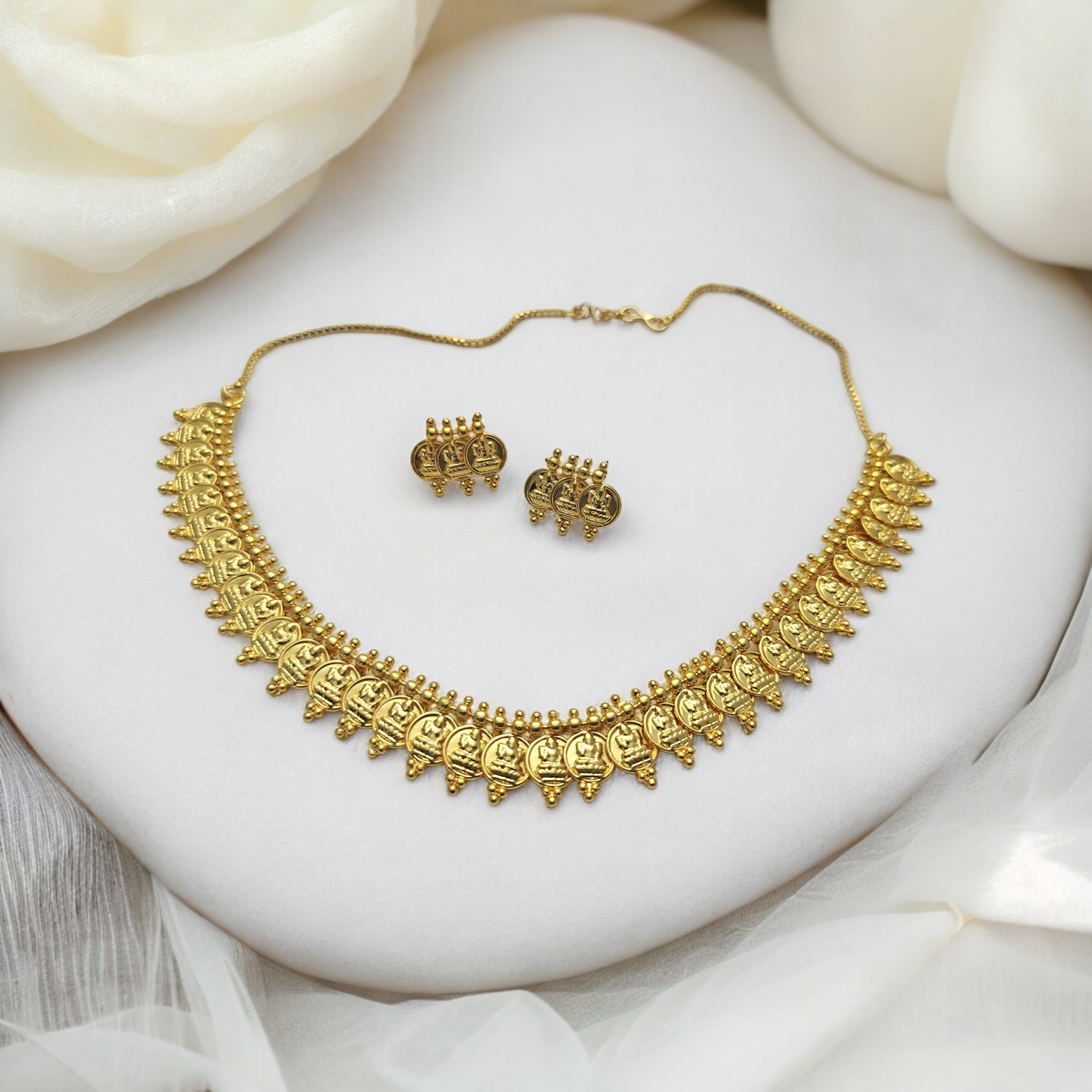 MAHALAKSHMI MICRO GOLD PLATED NECKLACE