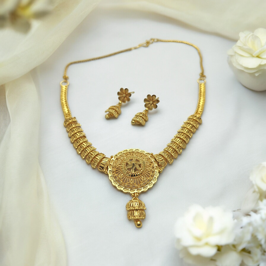 RUHI MICRO GOLD PLATED NECKLACE