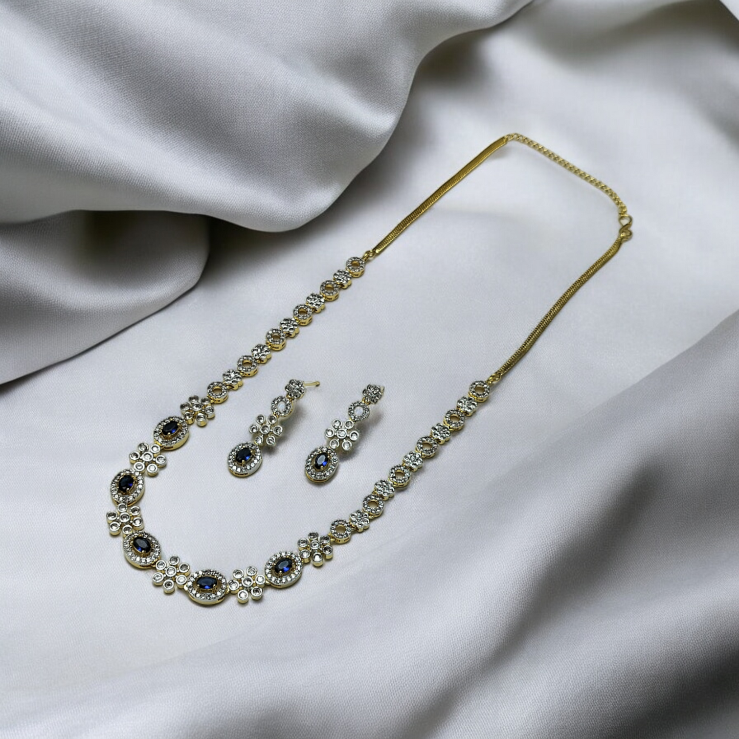LARA AMERICAN DIAMOND NECKLACE