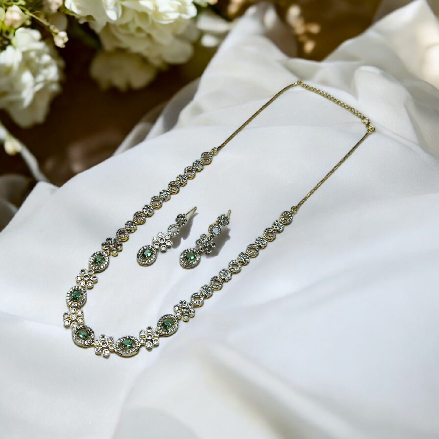 LARA AMERICAN DIAMOND NECKLACE