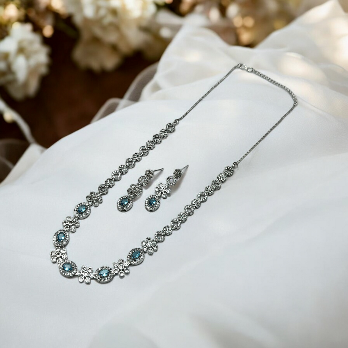 LARA AMERICAN DIAMOND NECKLACE