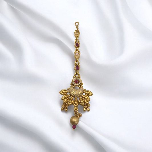 AISHANI KUNDAN BRASS MANGTIKA