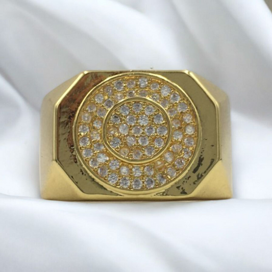 KAVIN GOLD POLISH MEN'S RING