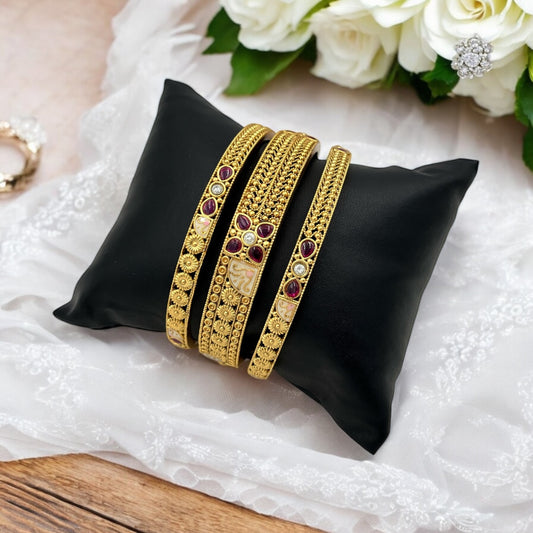 RASIKA ROYAL MEENAKARI RAJWADI BANGLES