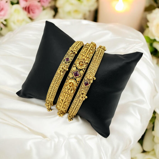 YASHODHARA JHUMKA RAJWADI BANGLES