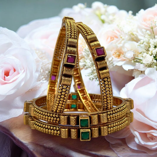 MAYRA RAJWADI BRASS BANGLES