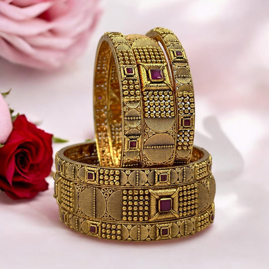 PRISHA RAJWADI BRASS BANGLES
