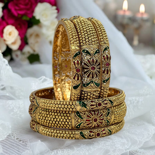 SAHITHI RAJWADI BRASS BANGELS