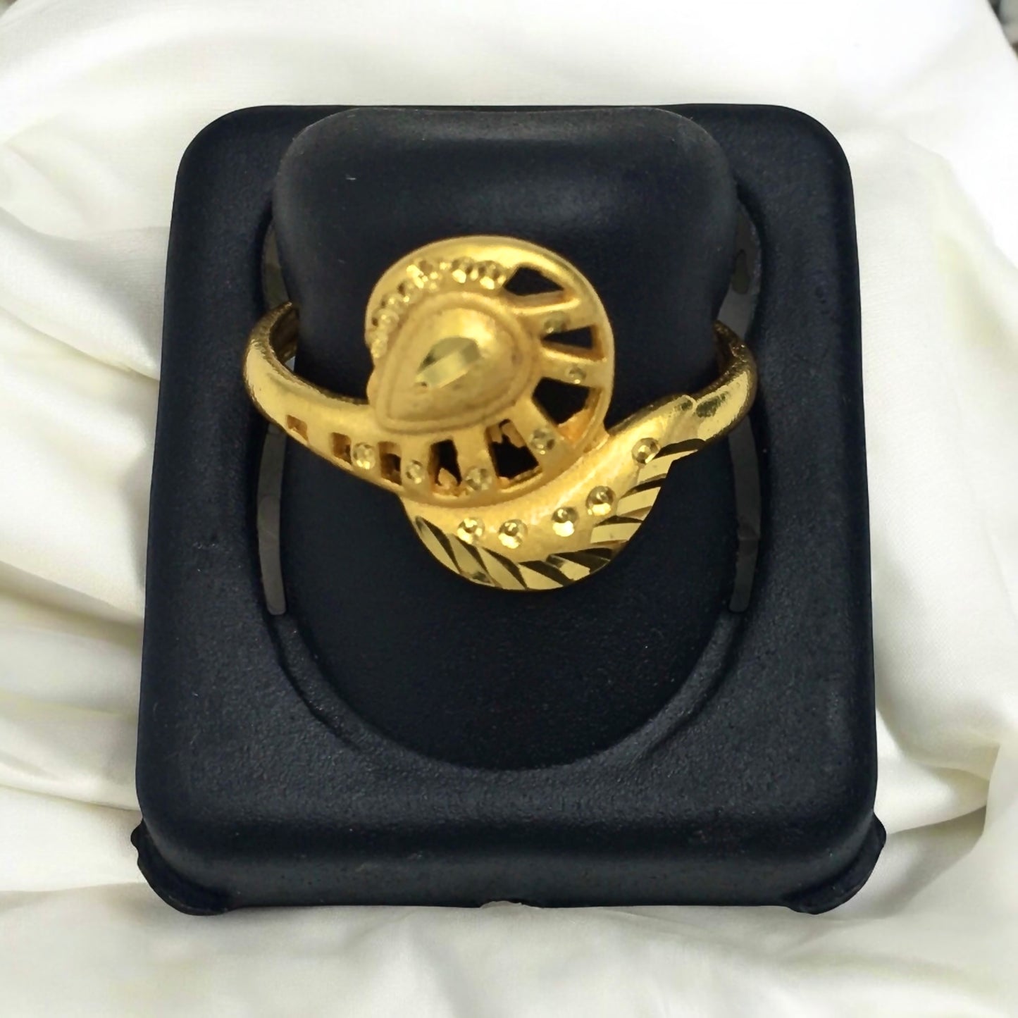 BLOOM MICRO GOLD PLATED RING FOR WOMEN