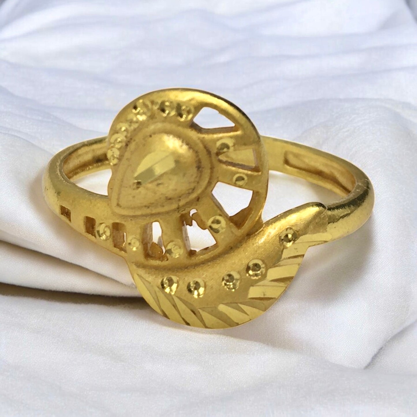 BLOOM MICRO GOLD PLATED RING FOR WOMEN