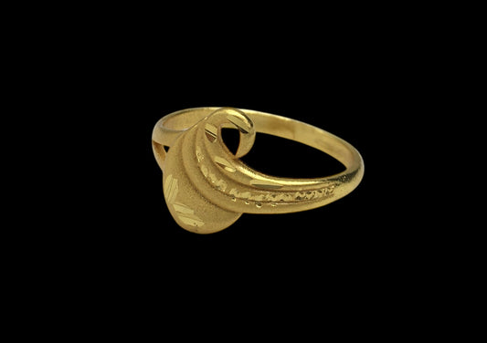 ORBIT BLOSSOM MICRO GOLD PLATED RING FOR WOMEN