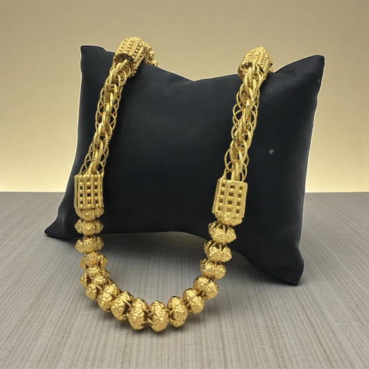 MAHARAJA BEAD FUSION 22 INCH MEN’S CHAIN