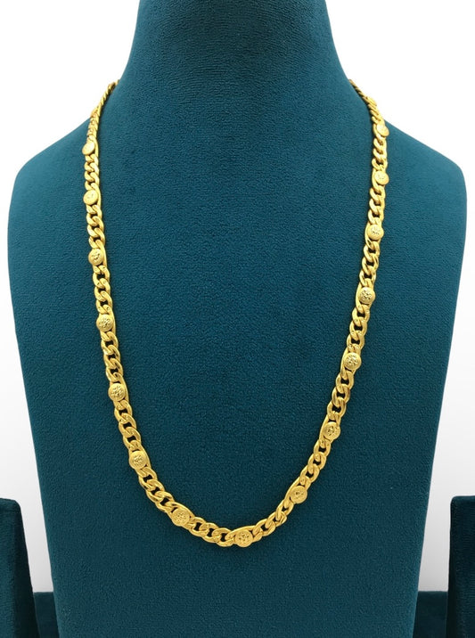 AUREX COINLINK MEN’S 24 INCH CHAIN