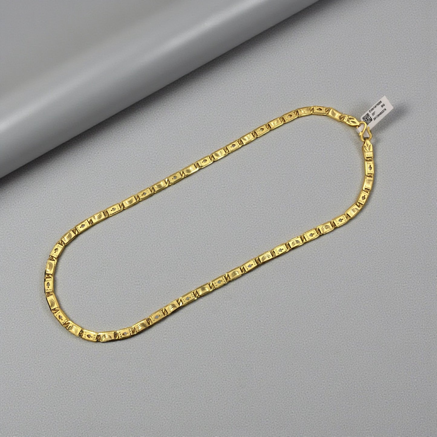 SOVERIGN CREST NAWABI GOLD NAWABI 20 INCH MEN’S CHAIN