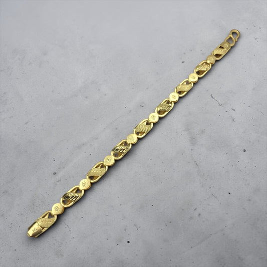 EMPEROR FUSION LINK GOLD MEN'S BRACELET