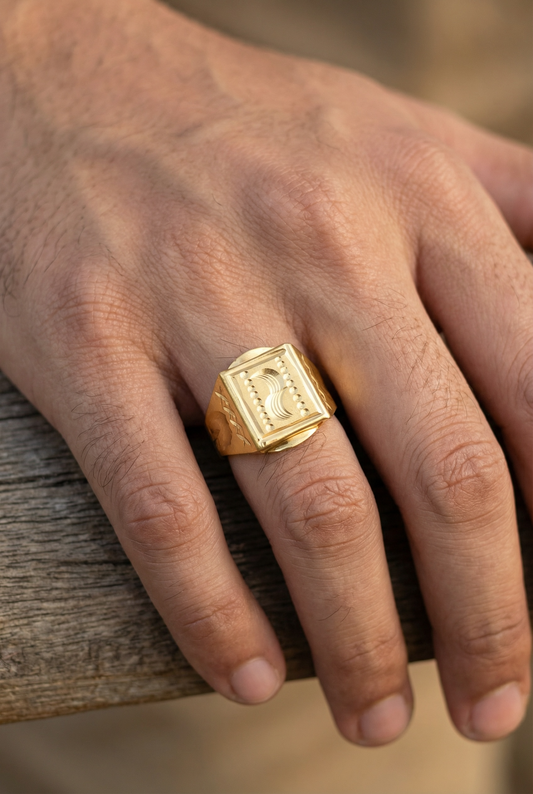 DUAL AXIS MEN'S RING